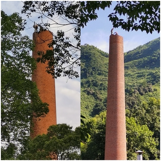 煙囪拆除公司專業(yè)拆除，雄厚的實(shí)力